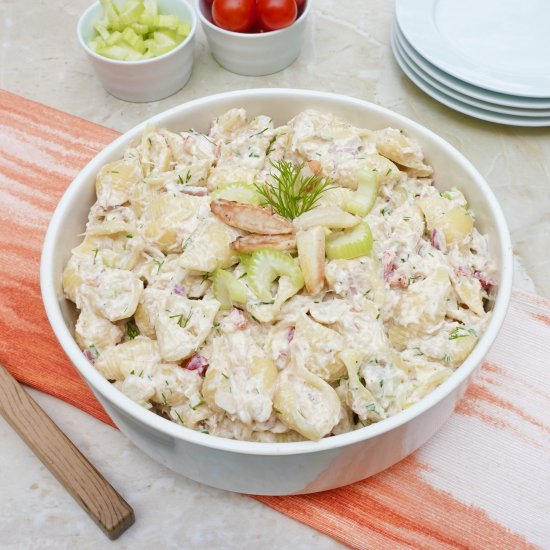 Crab Meat Pasta Salad