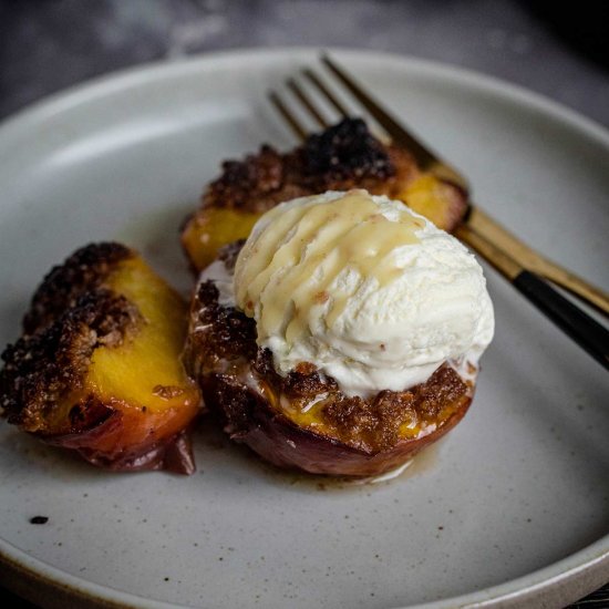 Air Fryer Peaches