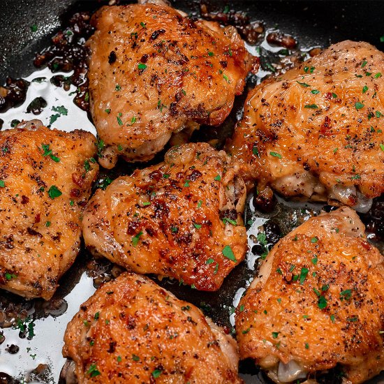 Garlic Butter Chicken Thighs Recipe