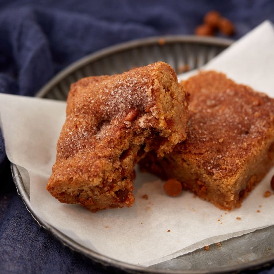 Snickerdoodle Blondies