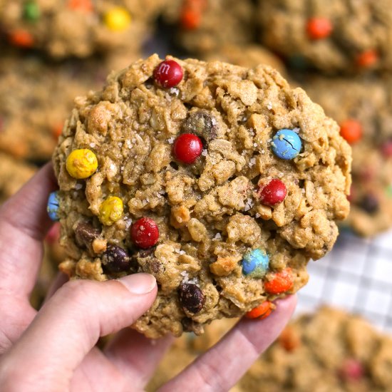 Gluten Free Monster Cookies