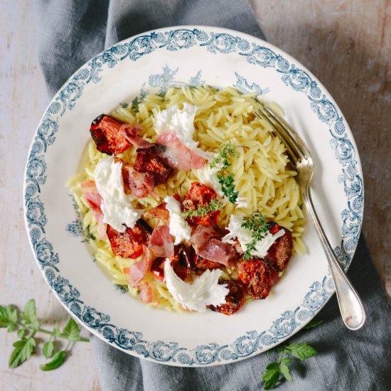 Roasted Tomatoes Pasta