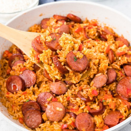 One-Pot Smoked Sausage And Rice