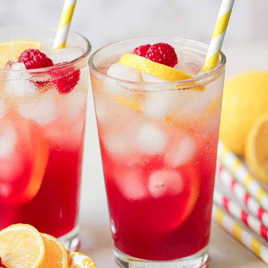 Sparkling Raspberry Lemonade