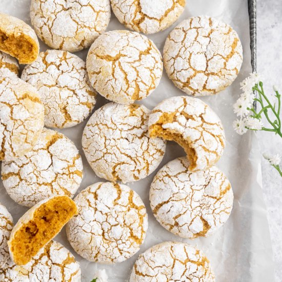 Pumpkin Crinkle Cookies