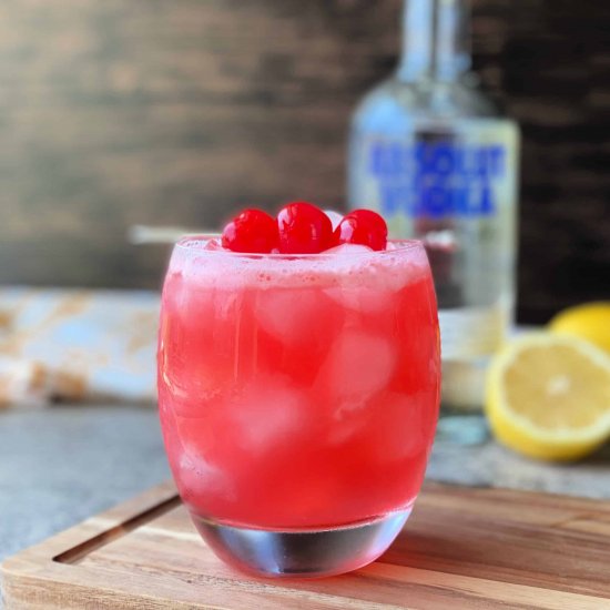 Easy Cherry Vodka Sour