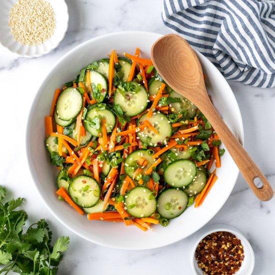 Cucumber Carrot Salad