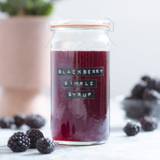 Blackberry Simple Syrup