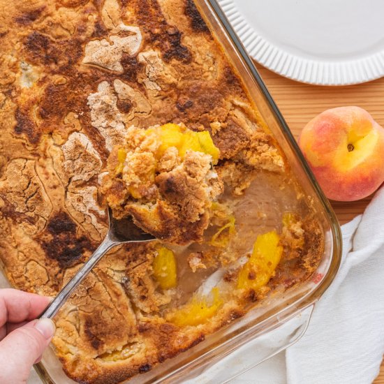 Peach Cobbler Dump Cake