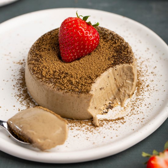 Hojicha Panna Cotta