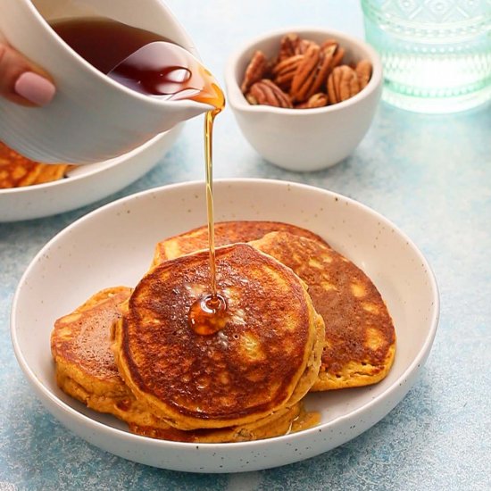 Healthy Pumpkin Pancakes