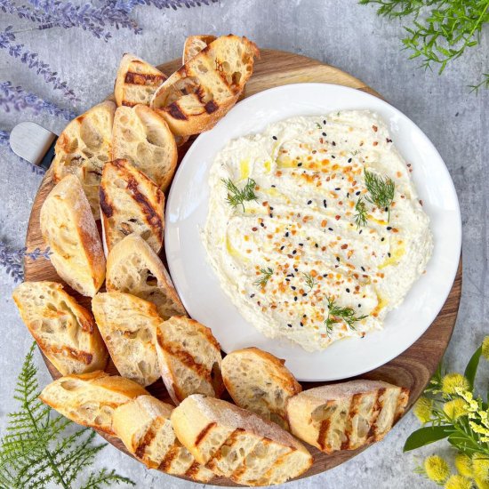 Everything Bagel Goat Cheese Dip