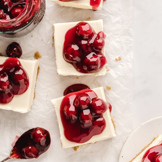 Cherry Cheesecake Bars