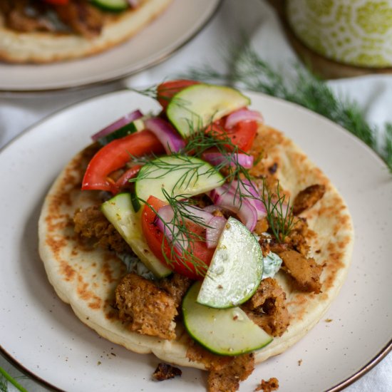 Vegan Seitan Gyros