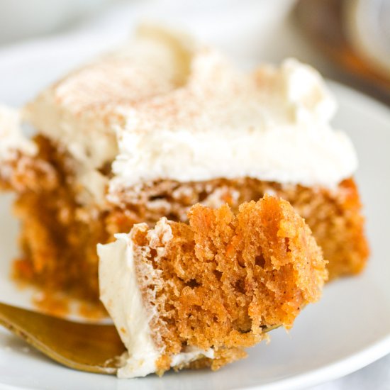 Vegan Maple Sweet Potato Cake