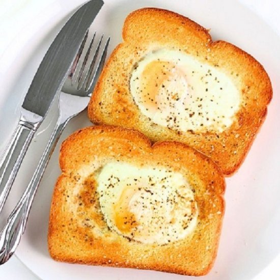 air fryer egg toast