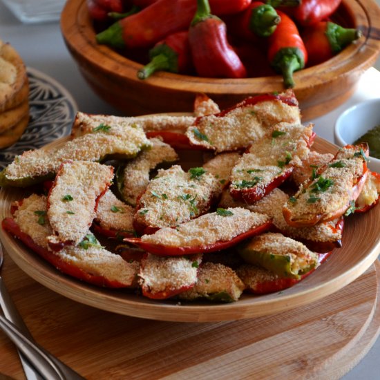 Peppers with tuna and ricotta