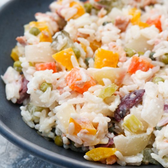 Vegan Italian Rice Salad