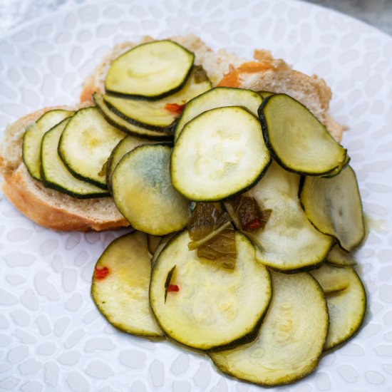 Pickled Zucchini