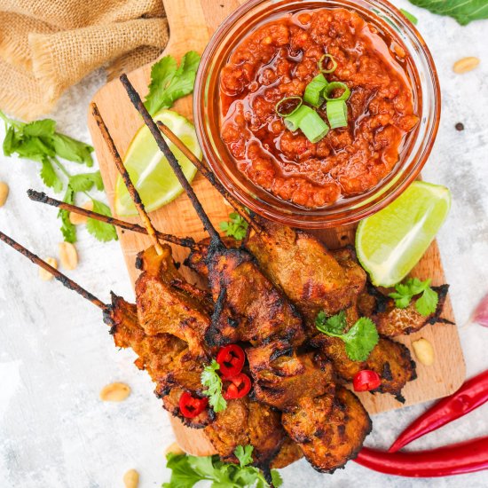 Vegan Chicken Satay