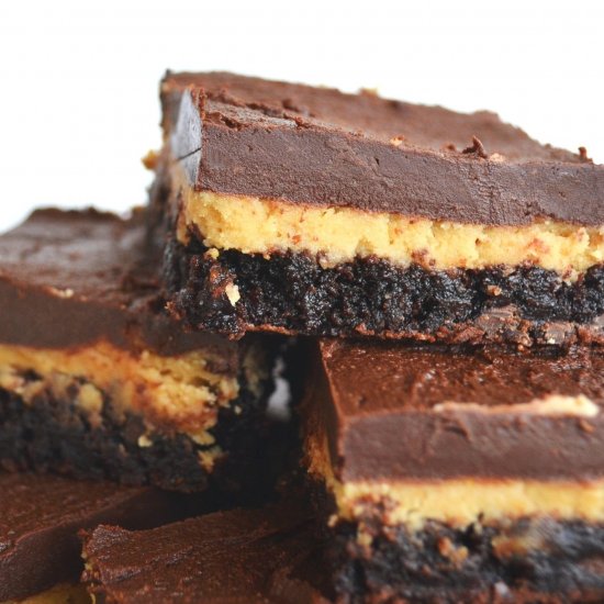 Peanut Butter Truffle Brownies