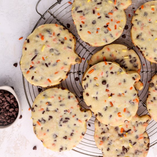 Halloween Shortbread Cookies