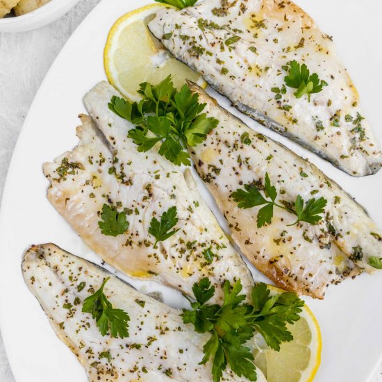 Air Fryer Sea Bass Fillets