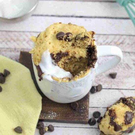 Chocolate Chip Mug Cake