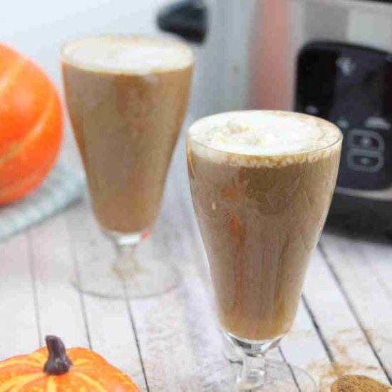 Slow Cooker Pumpkin Spice Latte