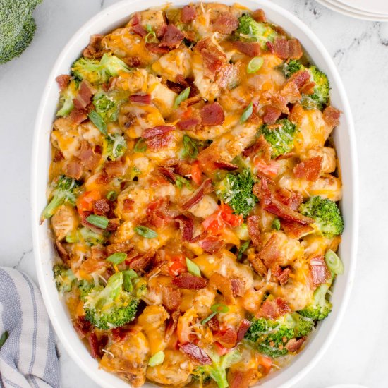 Chicken Potato Broccoli Casserole