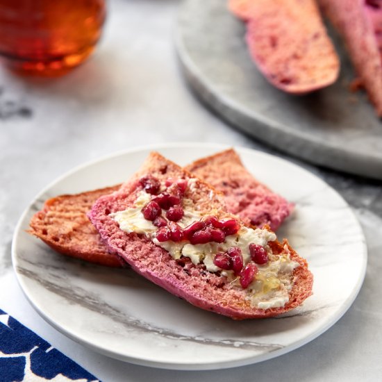 Pink Pomegranate Challah