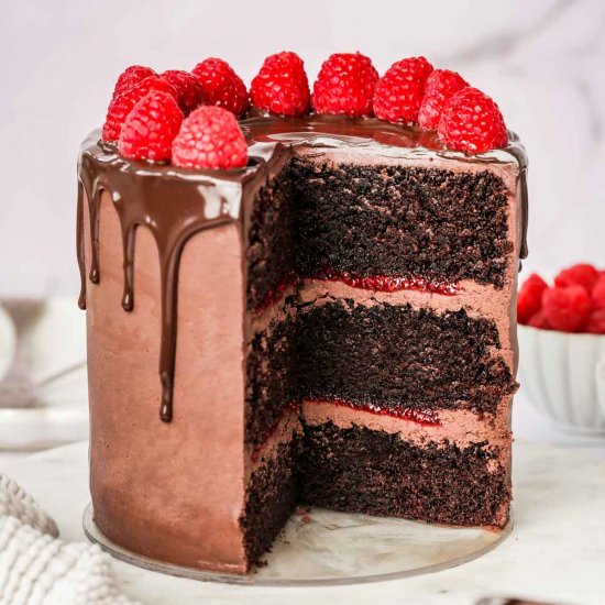 Chocolate Raspberry Cake