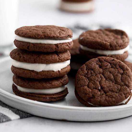 Easy Cake Mix Oreo Cookies