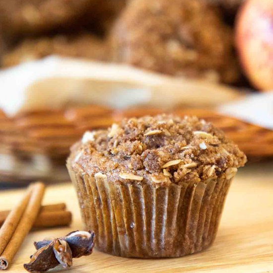 Apple Crumble Muffins