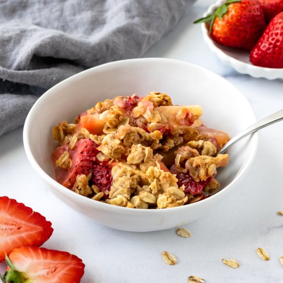 Strawberry Apple Crisp