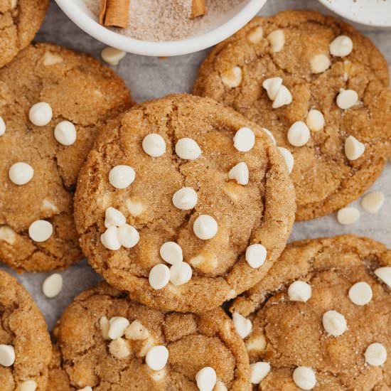 Pumpkin White Chocolate Chip Cookie