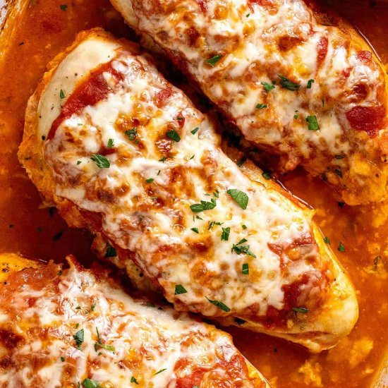 Lasagna Stuffed Chicken