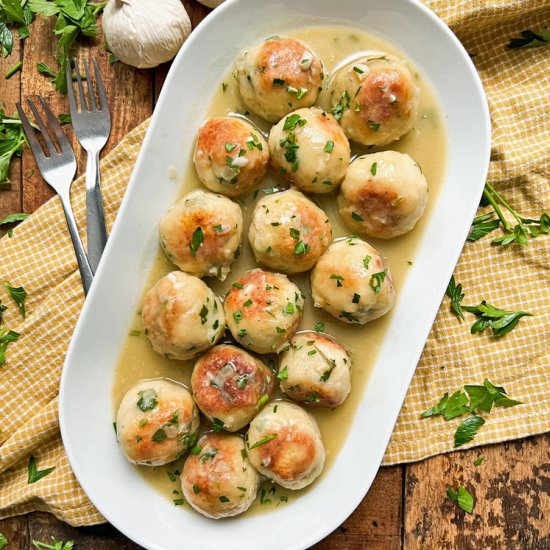 Spanish-Style Fish Meatballs