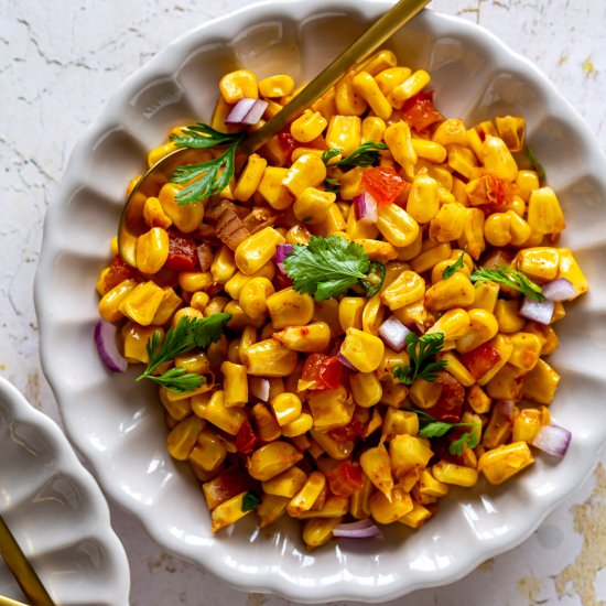 Corn Chaat (Masala Corn)