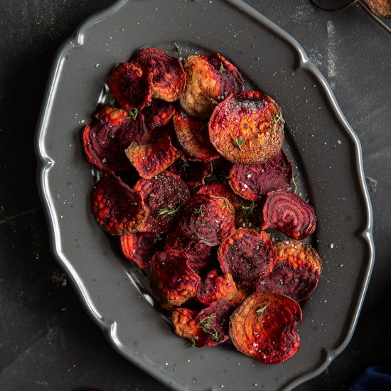 Air Fryer Beet Chips