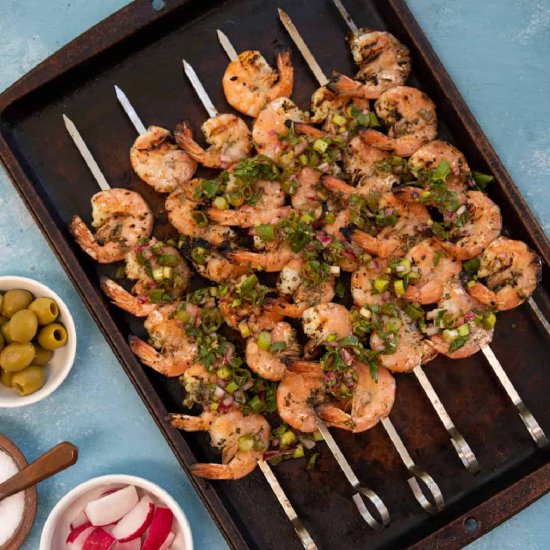 Grilled Shrimp Skewers