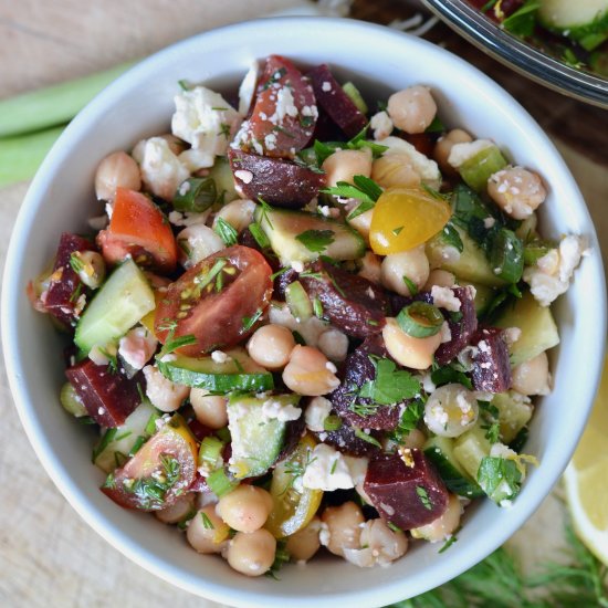 Greek Chickpea Salad