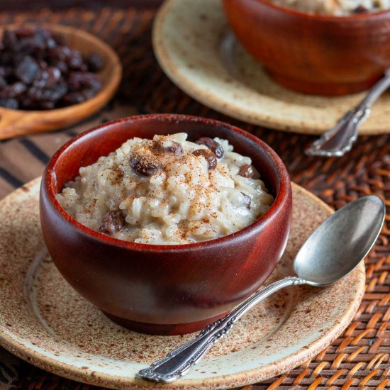 Vegan Coconut Rice Pudding