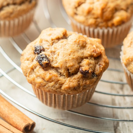 Vegan Applesauce Muffins