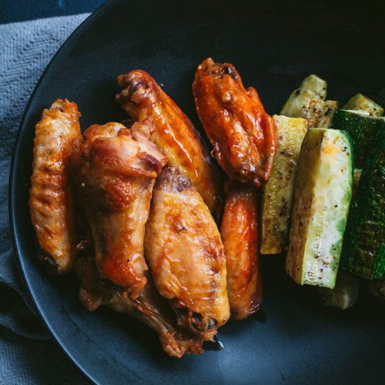 Keto Wings and Fries