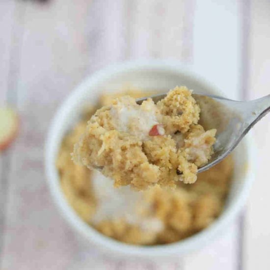 Apple Mug Cake (No Egg!)