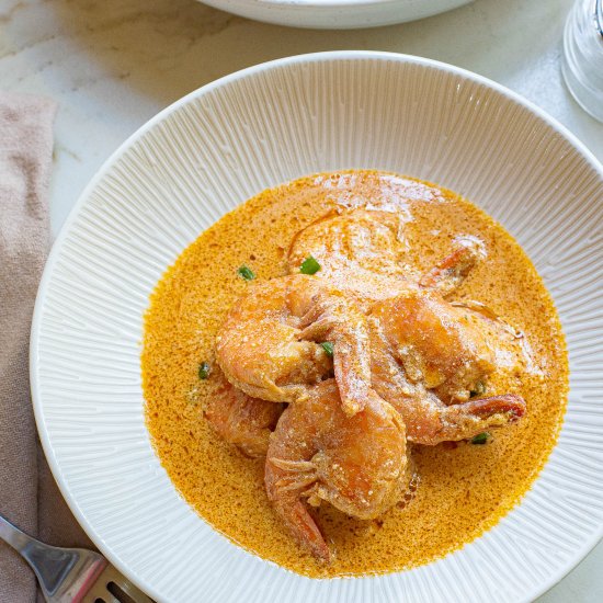 Creamy BBQ Shrimp