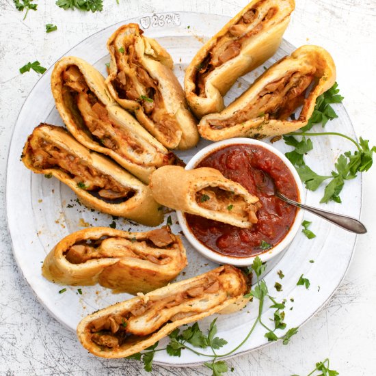 Jackfruit Stromboli