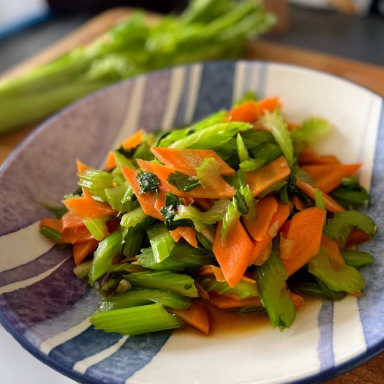 Carrot & Celery Stir-Fry