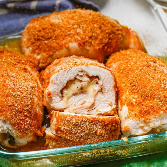 Baked Chicken Cordon Bleu